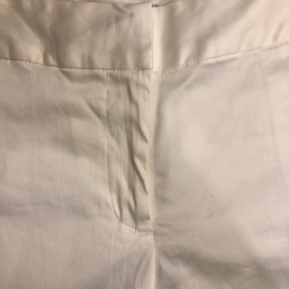 Women's "MERONA" true white Contour fit cropped capris size 8 - NWT - Picture 3 of 8